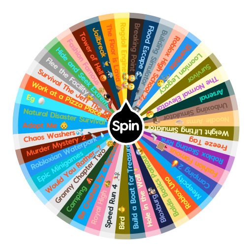 a spinning wheel with the words spin written in different languages and colors on each side