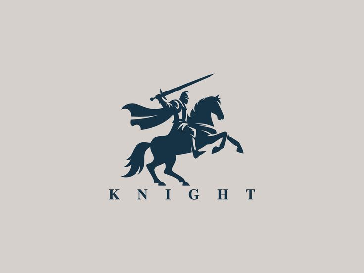 Knight Logo by Ben Naveed🇺🇸 Knight Logo Design, Logo Design University, Knight Vector, Knight Illustration, Rugby Logo, Logo Horse, Knight On Horse, Gold Logo Design, Warrior Logo