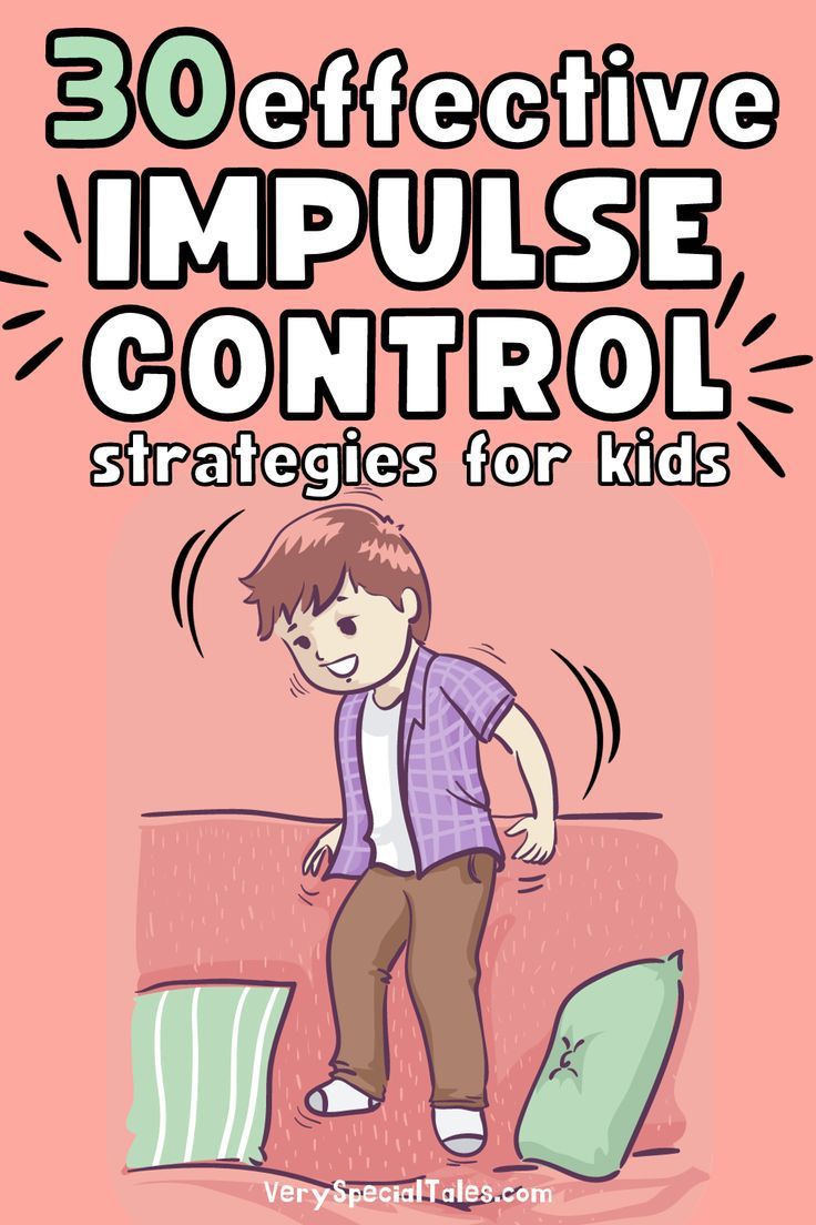 Kid jumping on a couch. Title: 30 effective impulse control strategies for kids Kids Coping Skills, Kids Checklist, Impulse Control, Child Therapy, Smart Parenting, Mindfulness For Kids, Better Parent, Kids Behavior, Social Emotional Learning