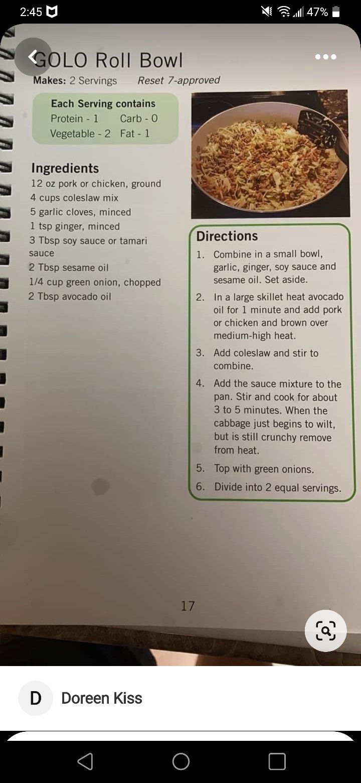 the recipe book is open and ready to be used by someone who wants to eat it