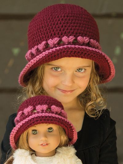 Crochet Accessory Patterns - Topeka Brimmed Hat Crochet Pattern Crochet Hat With Brim, Crochet Outfits, Dolls Crochet, Hat Crochet Pattern, Girl Crafts, Brimmed Hat, Puff Stitch, Doll Crochet, Doll Hat