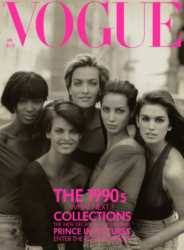 an image of a magazine cover with women on it