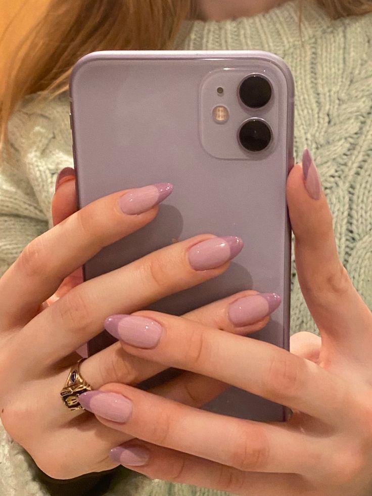 Monochrome nails, spring nail inspo, gel nails Monochrome Nails French Tip, Monochromatic French Nails, Short Monochrome Nails, Monochrome French Nails, Monochrome Acrylic Nails, Monochromatic French Tip Nails, Nail Monochrome, Monochrome French Tip Nails, Monochromatic Nail Designs