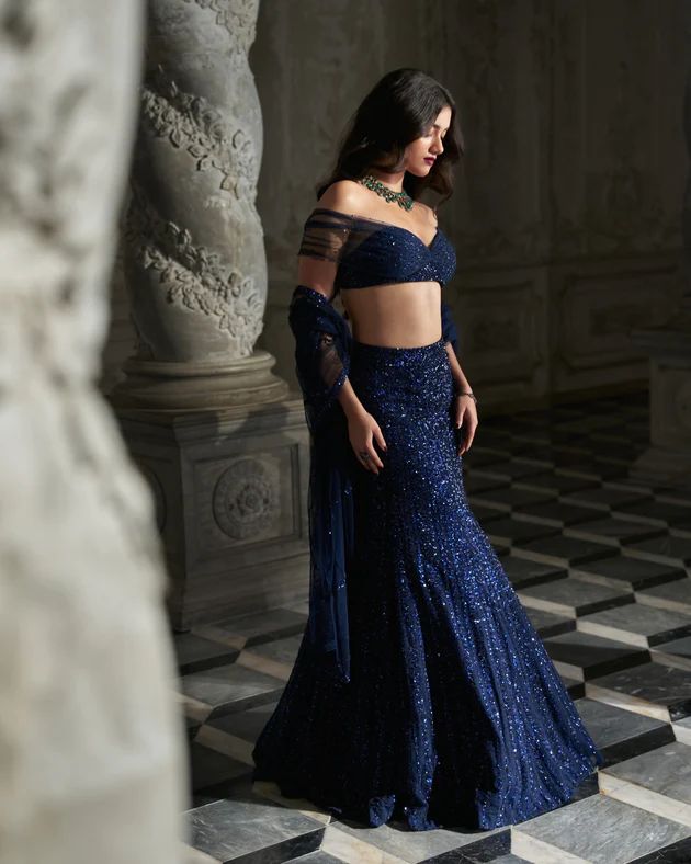 Shop Seema Gujral – KYNAH Tone On Tone Embroidery, Off Shoulder Lehenga, Shaadi Outfits, Indian Outfits Modern, Western Lehenga, Bridesmaid Outfits, Seema Gujral, Indian Bridesmaid Dresses, Sangeet Outfit