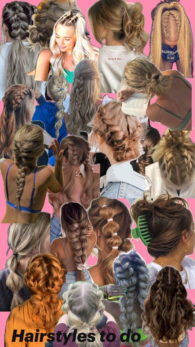 Plates Hairstyle, Amusement Park Hairstyles, Park Hairstyles, Amusement Park Hair, Hairstyle For School, Preppy Hairstyles, Styling Clothes, Aesthetic Hairstyles, Hairstyle Examples