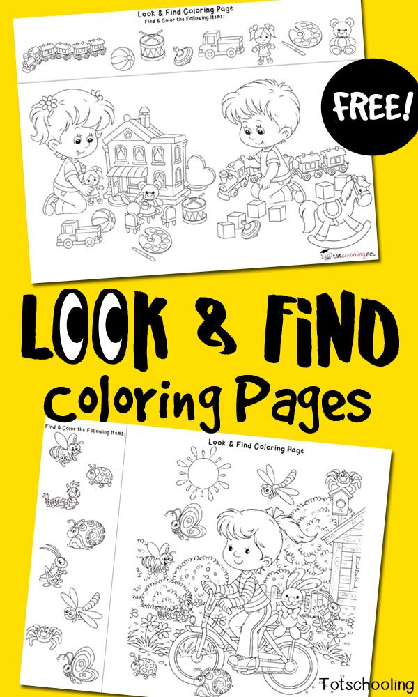 two coloring pages with the text, lock and find coloring pages for kids to color