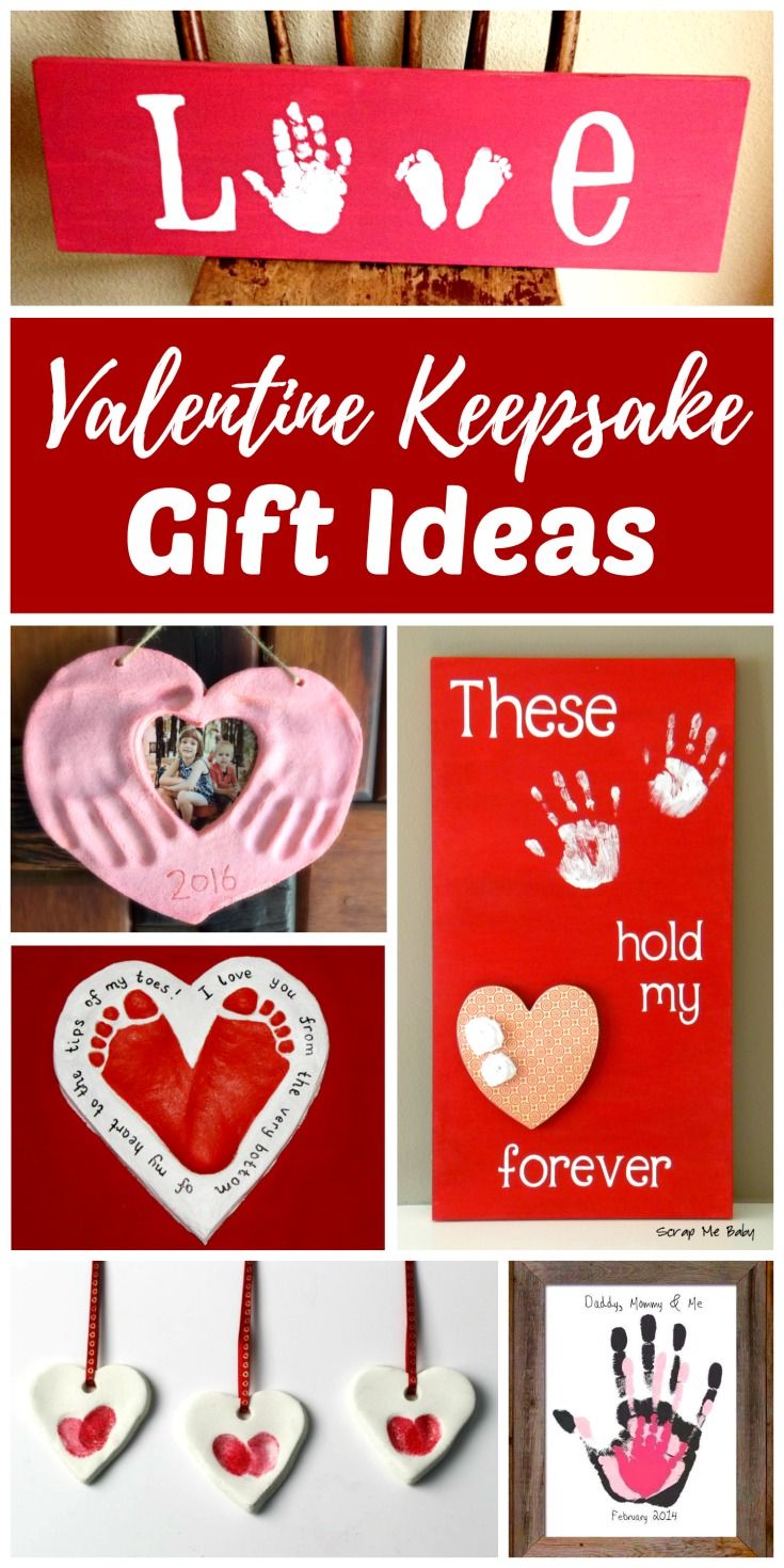 valentine's day gift ideas with handprinted hearts, cards and magnets