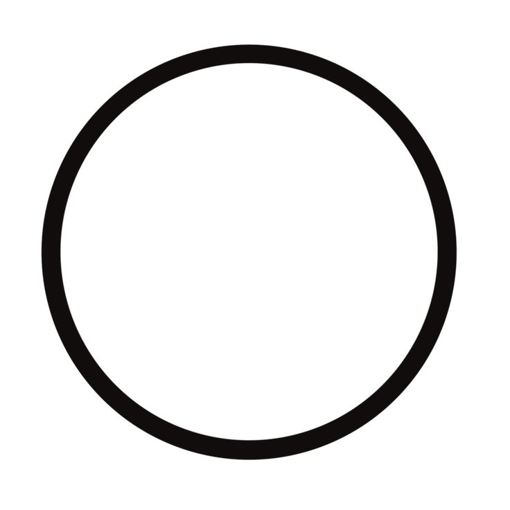 a black circle on a white background