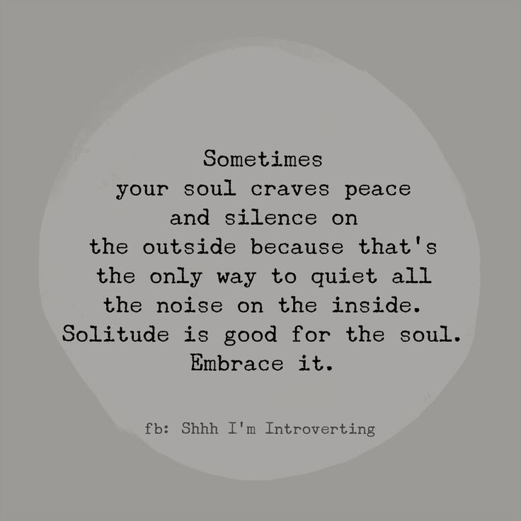 a quote from f b shh i'm intoverting your soul graves peace and silence on the outside because that's the only way to quiet all the noise on the inside