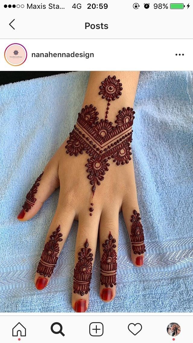 henna designs for hands on instagram