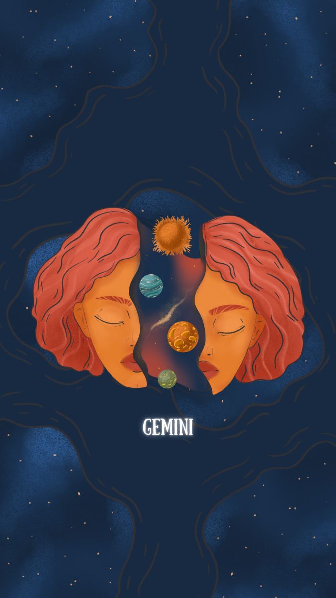 two women with red hair are facing each other and the words genni above them