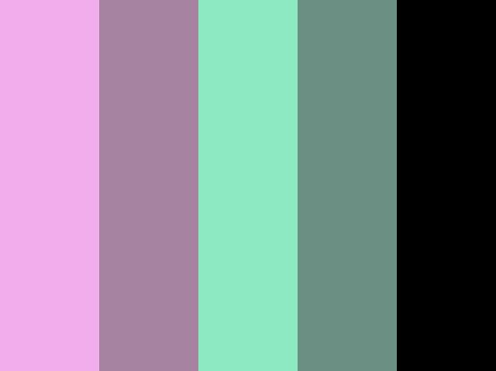 the color palette is purple and green