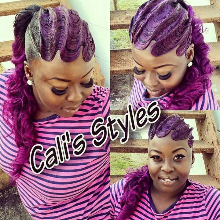 Finger waves with ponytail Best Hairstyle For Curly Hair, Hairstyle For Curly Hair, Finger Waves Short Hair, Finger Wave Hair, Ponytail Ideas, Wave Hairstyles, Bangs Ideas, Waves Hairstyle, Finger Wave