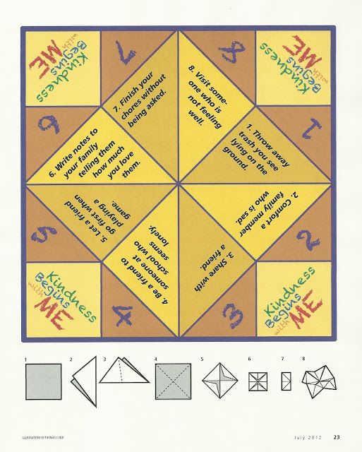 an image of a game board with instructions on how to make it