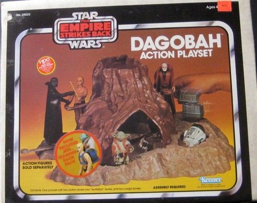 star wars action playset dagobah and the temple of ostrich