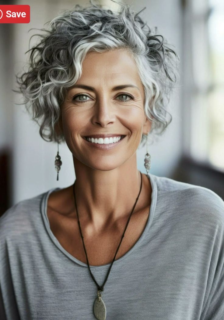 Grey Curly Short Hair, Curly Short Grey Hair Over 50, Short Curly Haircuts Grey Hair, Curly Bob Grey Hair, Gray Short Curly Hair Over 50, Older Women Wavy Hairstyles, Edgy Haircuts For Curly Hair, Short Grey Wavy Hair, Short Cuts For Wavy Hair Over 50