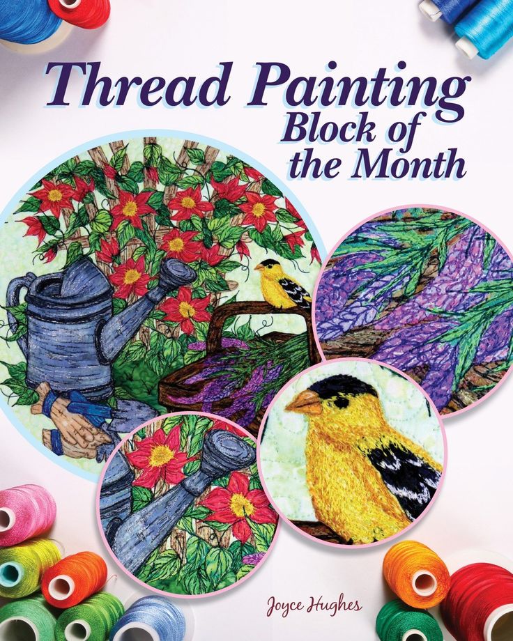 Thread Painting a Garden Quilt Amy Butler Quilt, How To Thread, Millefiori Quilts, Quilting Books, Big Block Quilts, International Quilt Festival, Applique Pillows, Drawing Block, Raw Edge Applique