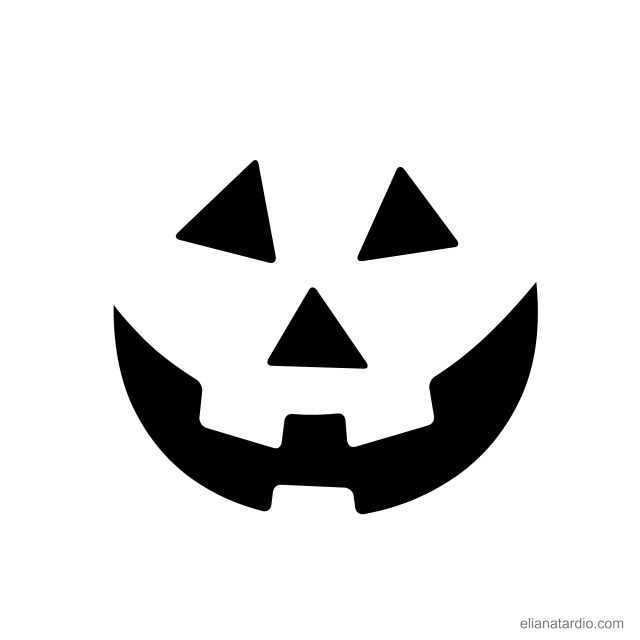 a black and white image of a jack o lantern