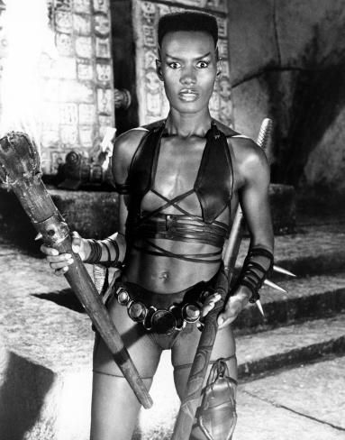 size: 10x8in Photo: Grace Jones : Conan The Destroyer, The Destroyer, Grace Jones, Vintage Black Glamour, Conan The Barbarian, Black Hollywood, Gal Gadot, Black Culture, Black Is Beautiful