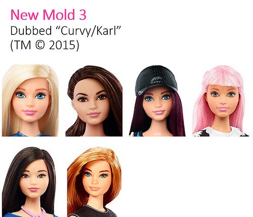 the dolls are all wearing different colored hair colors and hairstyles for each doll