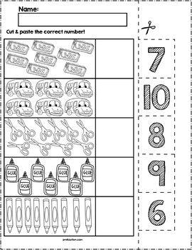 a worksheet with numbers and countings for children to learn how to count