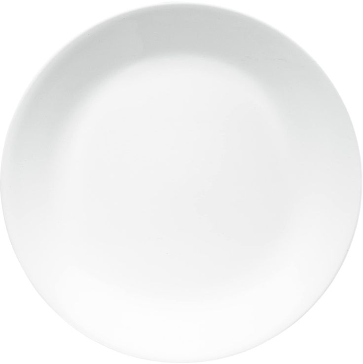 an empty white plate on a white background