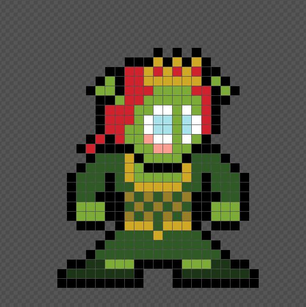 an image of a pixel art character