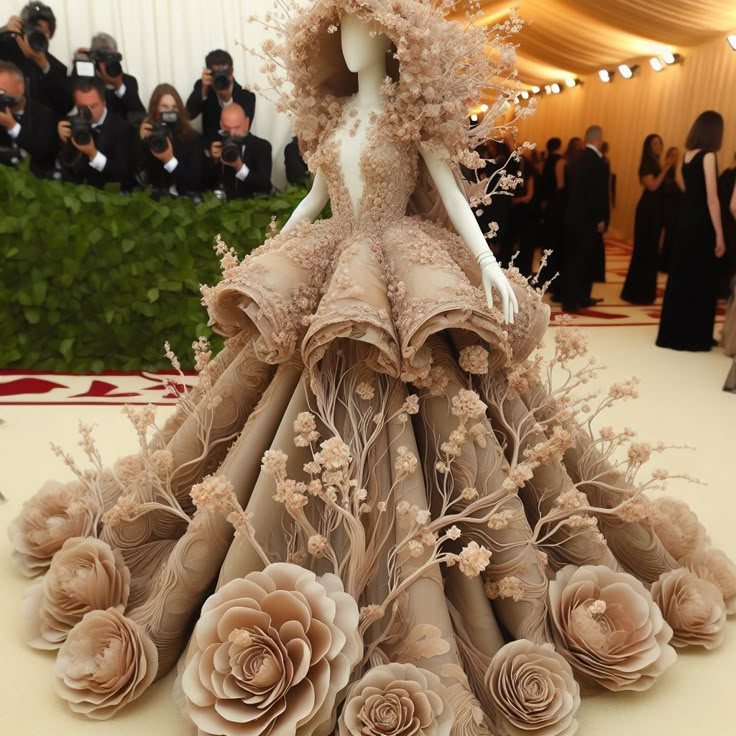 The Garden of Time Garden Of Time Outfit, Garden Of Time Met Gala, Garden Of Time Dress, Gala Looks, Dinner Gowns, Drag Queen Outfits, Rose Gown, Met Gala Dresses, Rococo Fashion