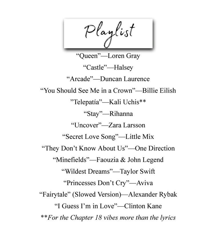 the playlist is shown in black and white