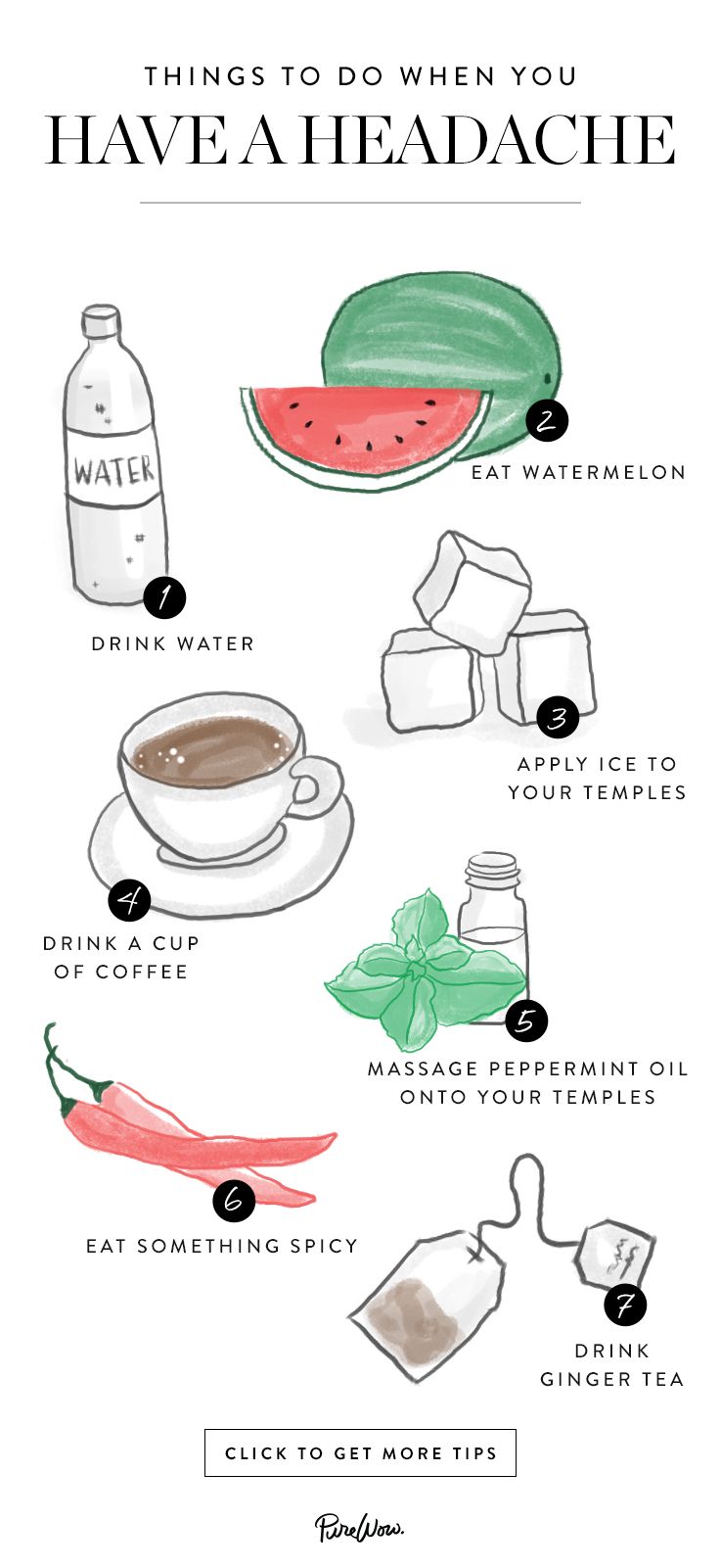 Bad Headache, Watermelon Drink, Natural Healing Remedies, Trening Fitness, Headache Relief, Natural Pain Relief, Natural Therapy, Natural Home Remedies, Migraine