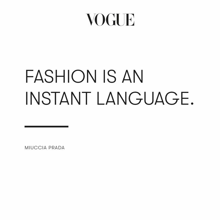 an advertisement for fashion is an instant language by muccia prada on the front cover of a book