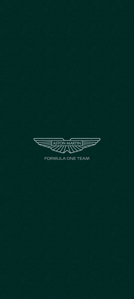 the logo for formula one team is shown on a dark green cover with white lettering