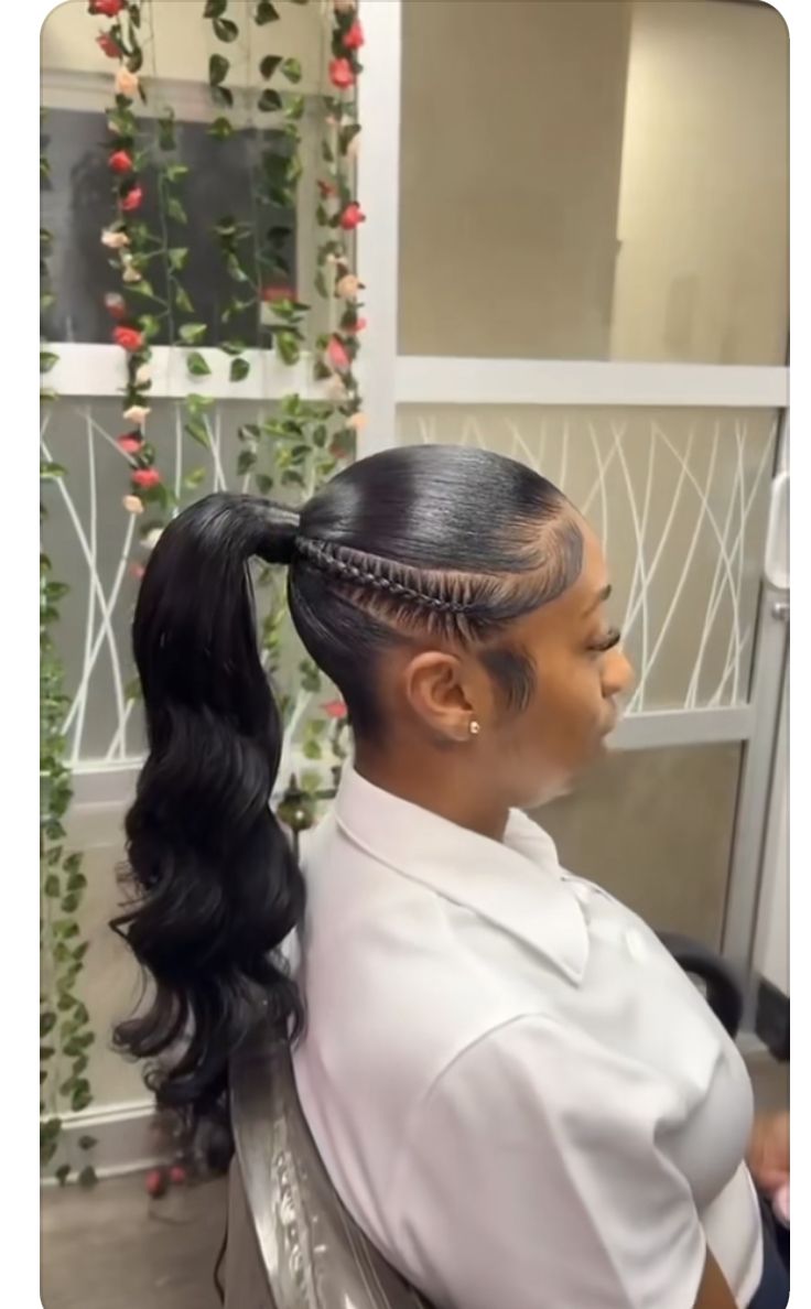 Pondo Hairstyles, Ponytails Hairstyles, Ponytail Hairstyle Ideas, Timeless Hairstyles, High Ponytail Hairstyles, Weave Ponytail Hairstyles, Sleek Ponytail Hairstyles, Ponytail Hairstyle, Black Ponytail Hairstyles