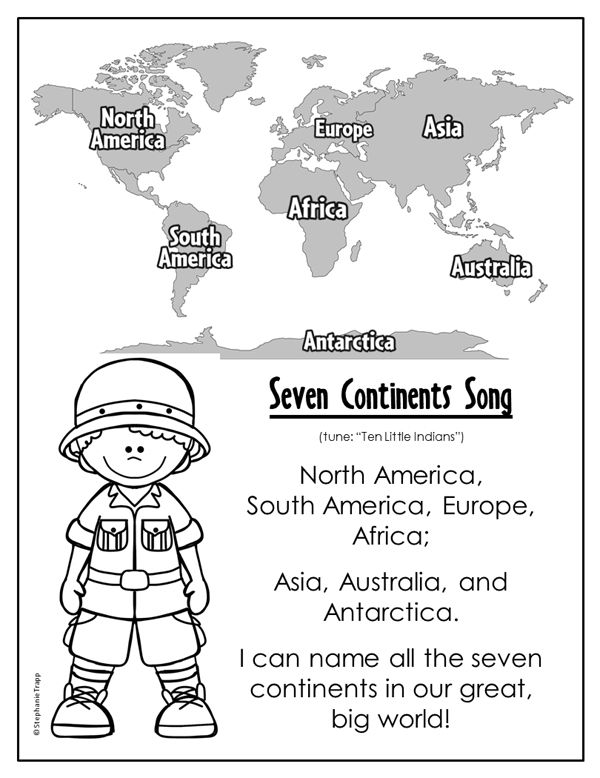 a coloring page with the names of different countries