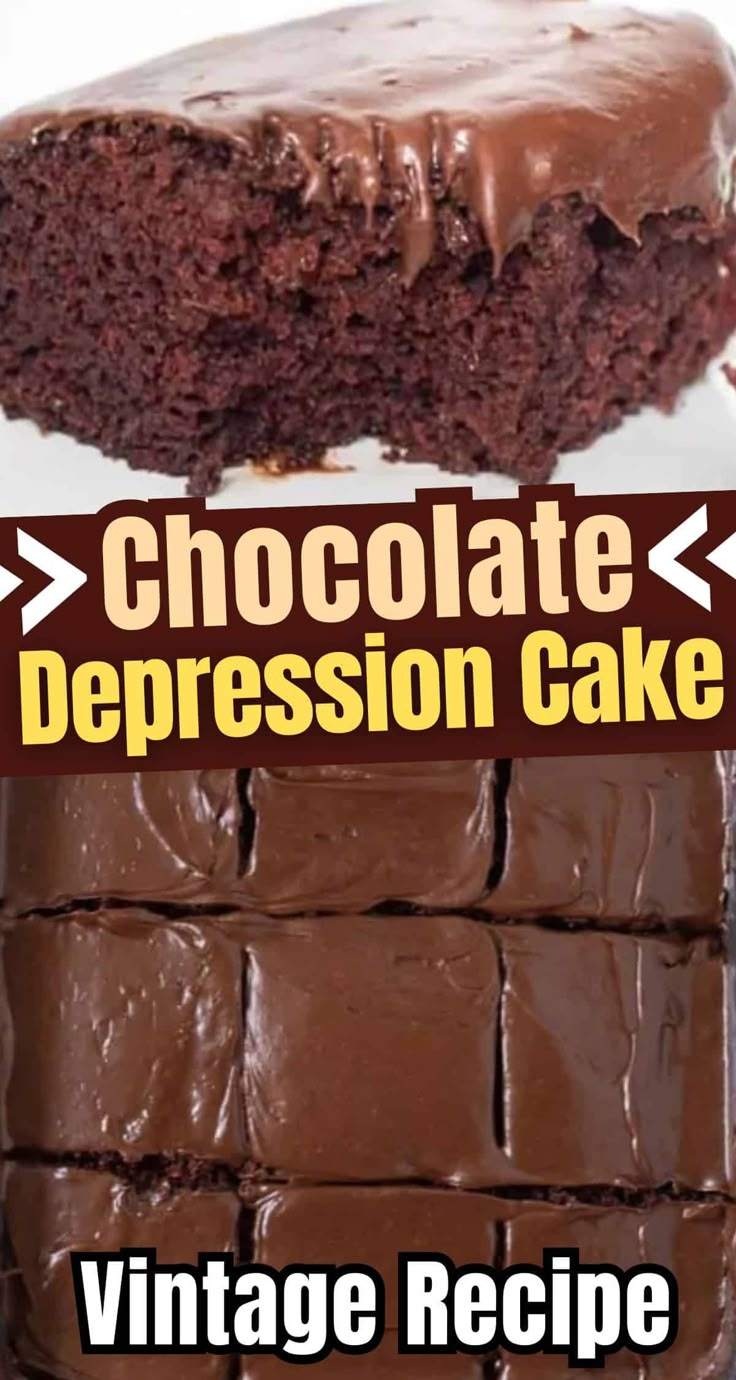 This vintage depression era crazy cake recipe is made without eggs, milk, or butter. The result is a rich, fudgy, and absolutely delicious chocolate cake. #CrazyCake #WackyCake #VintageRecipes #EasyDessert #DessertRecipes #ChocoalteCake #DairyFree Chocolate Dessert Without Eggs, Chocolate Cake No Milk, Wacky Cakes, Crazy Cake Recipe, Cake No Eggs, Crazy Cake Recipes, Wacky Cake Recipe, Cheap Desserts, Delicious Chocolate Cake