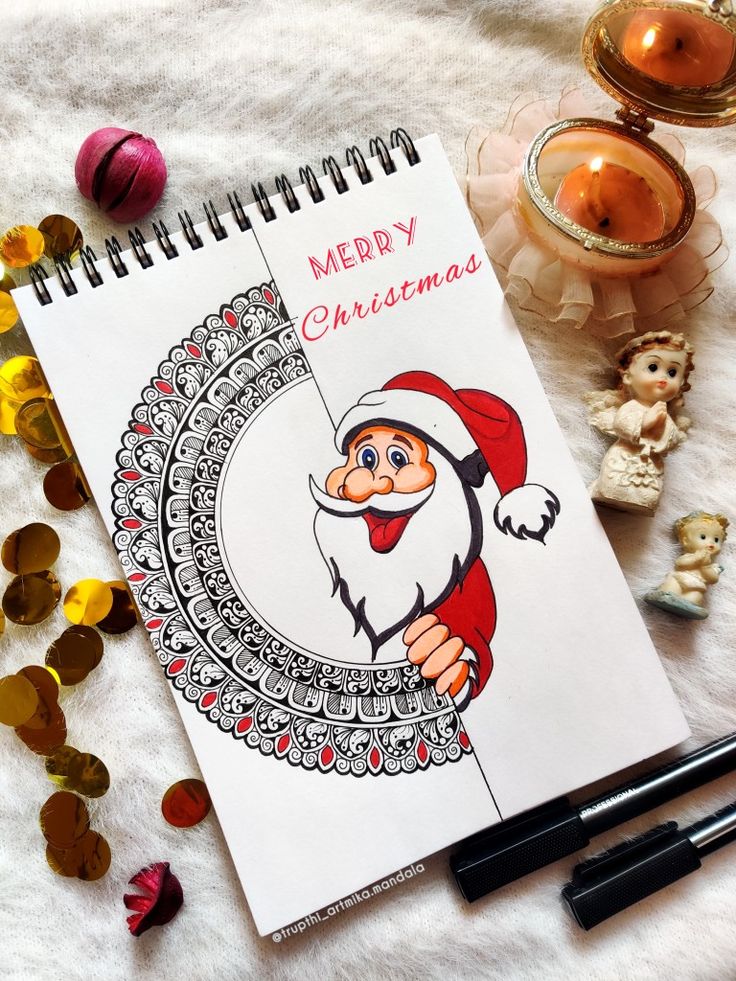 Santa mandala.. for Christmas

Happy holidays Happy Christmas Drawing, Merry Christmas Doodles Art, Christmas Mandala Drawings, Christmas Drawing Mandala, Merry Christmas Mandala Art, Merry Christmas Sketch, Christmas Mandala Art With Pen, Merry Christmas Drawings Easy, Christmas Special Drawing