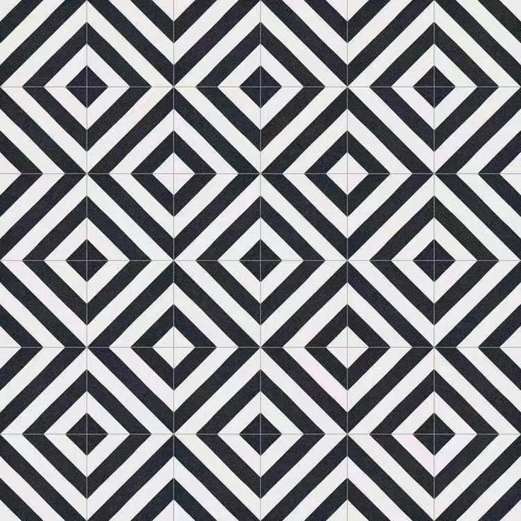 an abstract black and white pattern with diagonals in the center, on a plain background