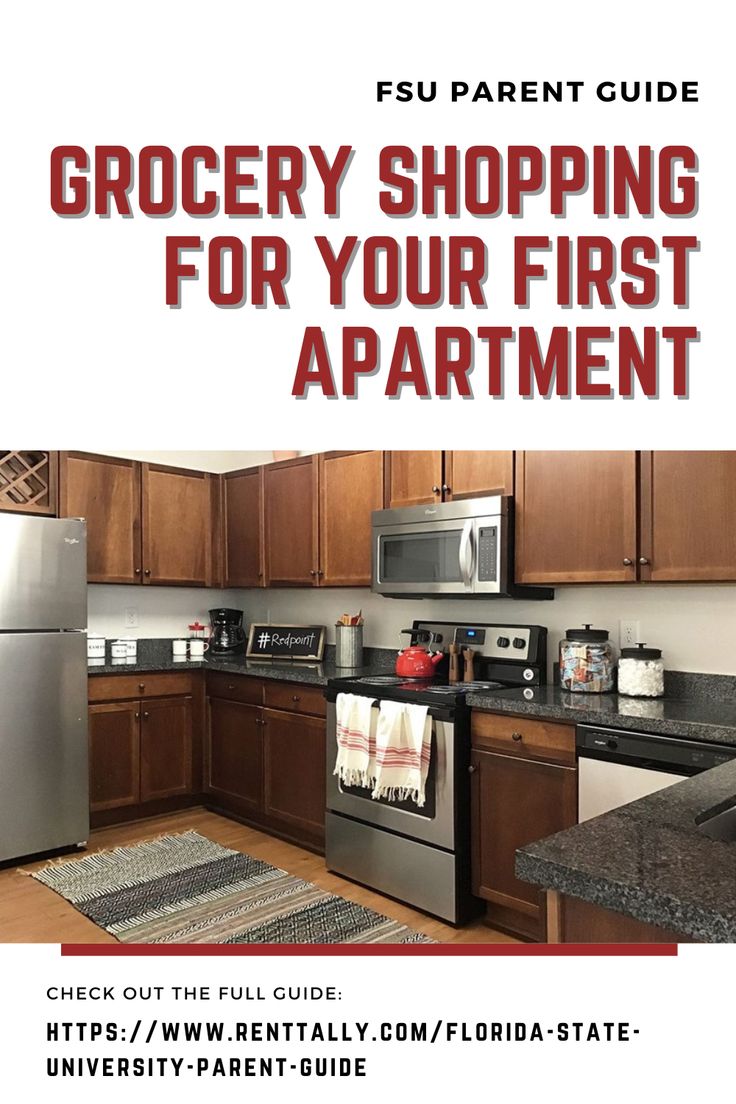 the grocery shopping for your first apartment is now on sale at fsu parent - guide