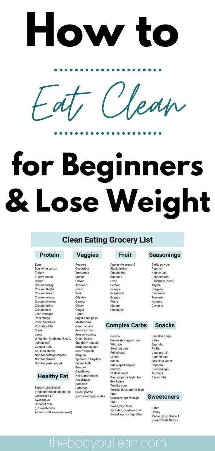 Want to eat clean but not sure where to start? This is the ultimate guide to eating clean for beginners losing weight. Click the pin to lean how to eat clean and be sure to grab the clean eating grocery list and 5 day meal plan to get started. #eatclean #cleaneating #weightloss #howtoeatclean Eat Clean For Beginners, Makanan Rendah Kalori, Clean Eating Diet Plan, Clean Eating Grocery List, Motivasi Diet, Resep Diet, Clean Eating Meal Plan, Makanan Diet, Eating Clean