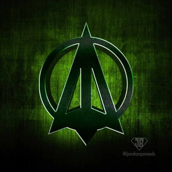 the green lantern symbol is shown in this wallpapered image, which appears to be painted