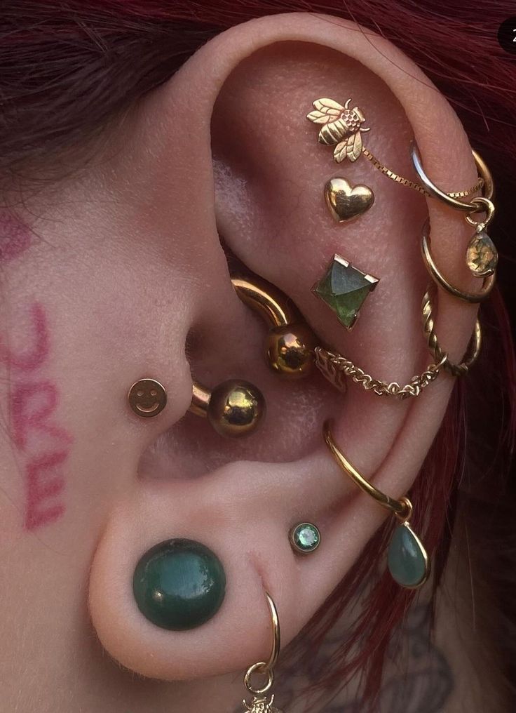 there are many different types of ear piercings