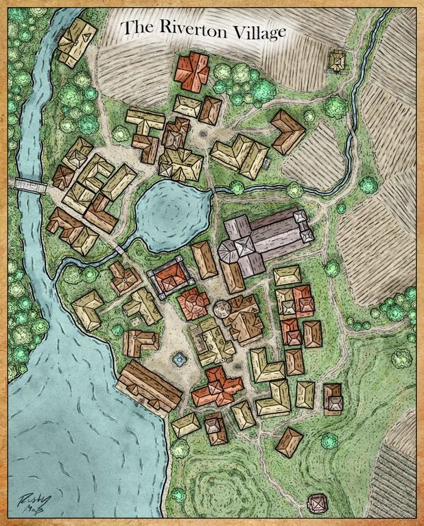 Dnd Country Map, Fantasy Town Map, Dnd Maps Town, Dnd Town Map, Dnd Town, Fantasy City Map, Fantasy Map Making, Village Map, Map Layout