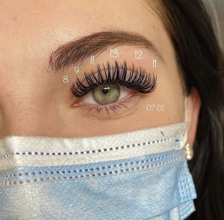 Open Eye Look Lash Extensions, Different Styles Of Eyelash Extensions, Eyelashes Hair By Hair, Eyelash Pattern Lashes, Lash Maps For Big Eyes, Lash Mapping Open Eye, Open Lash Extensions, Volume Wet Look Lashes, Open Eye Lashes Extension