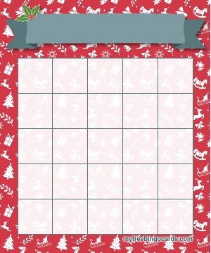 a red and white christmas themed calendar