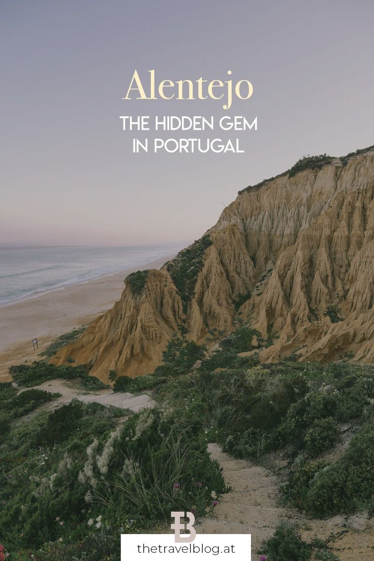 the cover of an article about the hidden gems in portugal, with text overlaying it