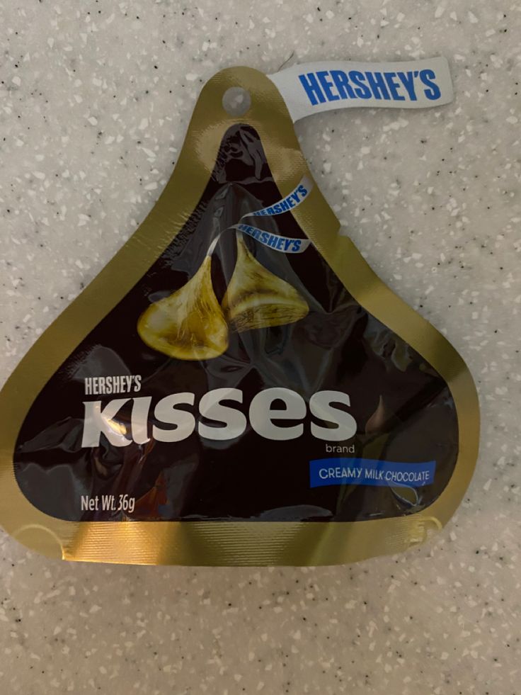 hershey's kisses are wrapped in foil