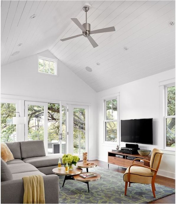 a living room filled with furniture and a flat screen tv