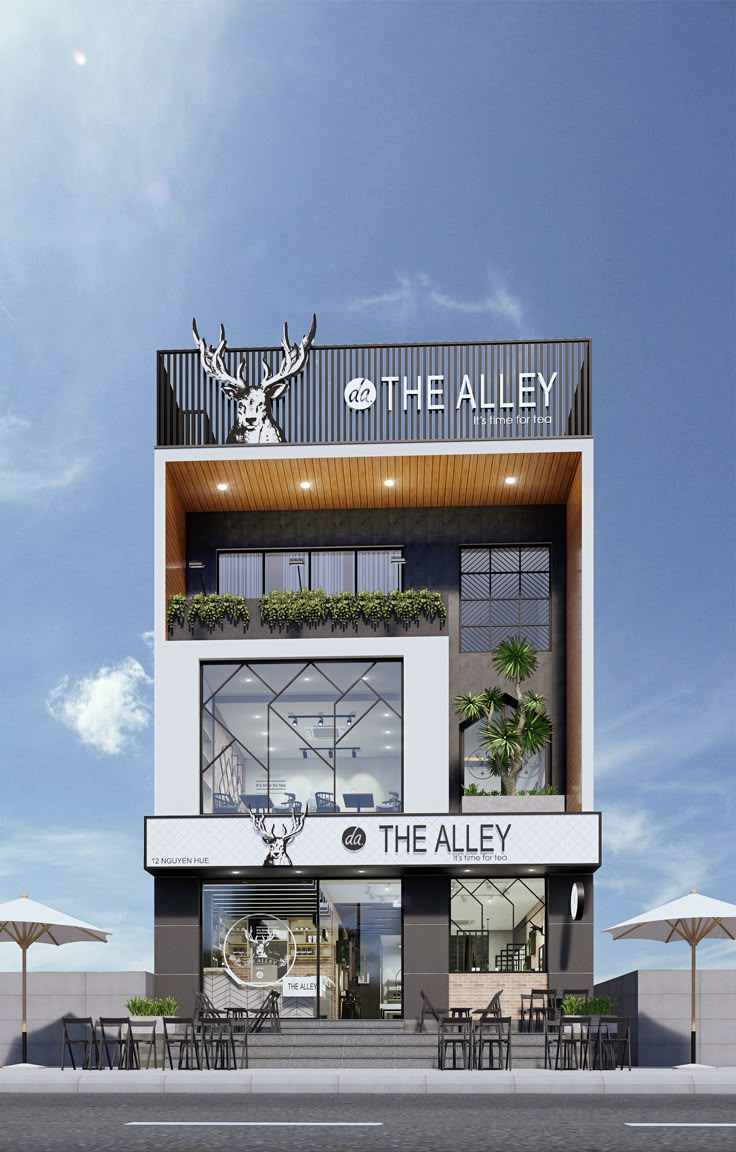 an artist's rendering of the allley hotel