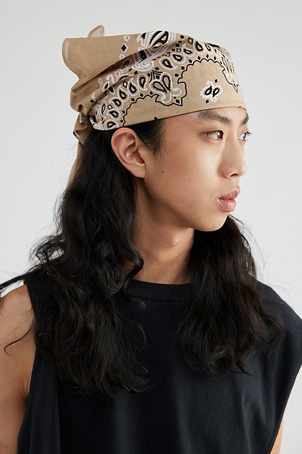 Essential Rothco bandana in a paisley print. Cotton bandana to tie at your neck & more. Features Rothco paisley pattern cotton bandana Versatile square bandana Lightweight cotton Content + Care 100% Cotton Hand wash Imported Size Dimensions: 22" x 22" | Rothco Paisley Pattern Cotton Bandana in Khaki, Men's at Urban Outfitters Brown Cotton Bandana With Bandana Print, Brown Bandana Print Bandana For Festivals, Brown Bandana With Bandana Print For Festival, Festival Brown Bandana With Bandana Print, Casual Bandana Print Headwrap For Festivals, Casual Festival Headwrap With Bandana Print, Casual Brown Adjustable Bandana, Casual Adjustable Bandana With Bandana Print, Trendy Bandana Print Headband