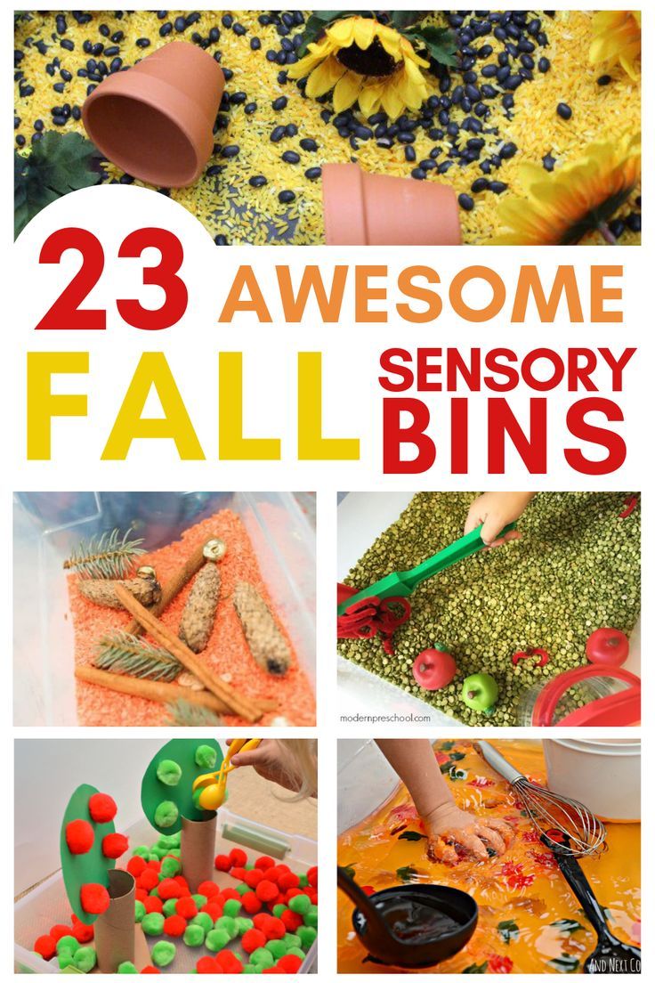 the cover of 23 awesome fall activities for toddlers to make with their hands and fingers